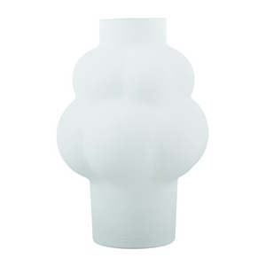 Foxy glasvas vit 21 cm