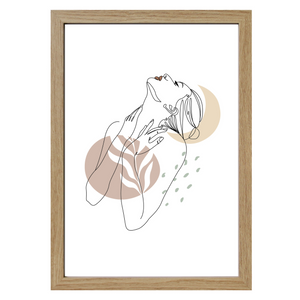 Lea - Fotoram 21x30 cm i trä