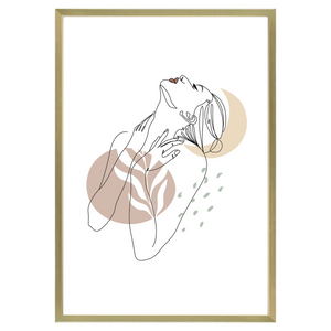 Ibi - Fotoram 21x30 cm i guld