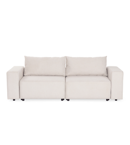 Bäddsoffa Noelle i beige textil