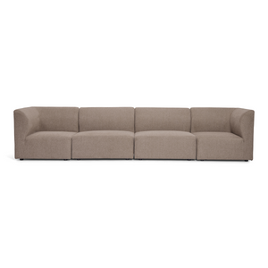 Emilia modulsoffa i sand 4 moduler L: 328 X D: 79 X H: 72 cm