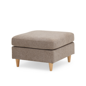 Hildur – sittpuff i sand L: 66 x B: 66 x H: 43 cm