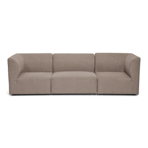 Emilia modulsoffa i sand med 3 moduler L: 243 X D: 79 cm X H: 72 cm