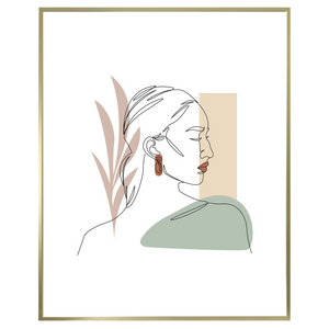 Ibi - Fotoram 40x50 cm i guld