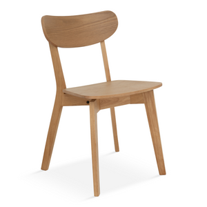 Rory matstol – Trästol i ekfanér