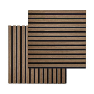 Akustikpanel i rökt ekfanér 520×520×18 mm