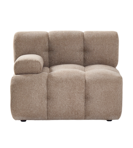 Lilie, vänstermodul i sand - L: 95 x D: 95 x H: 64 cm