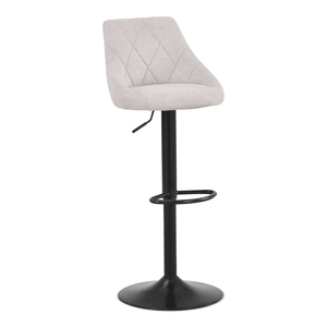 Cassie - beige justerbar barstol med 360 graders svängfunktion