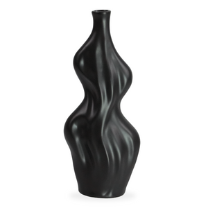 Alva keramisk vas svart 25 cm
