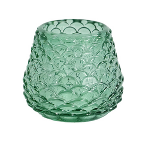 Naja glas ljusstake/Värmeljushållare grön 7 cm