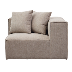 Hailey hörnmodul i sand L: 100 x D: 100 x H: 65 cm