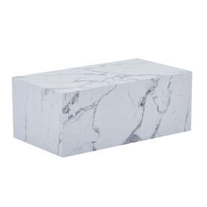 Maxine soffbord vit marmorlook 90x50 cm