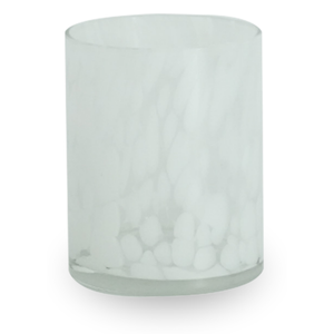 Nina glasljusstake vit 10 cm