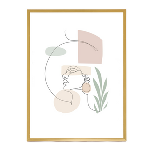 Lyra fotoram 30x40 cm guld