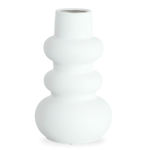 Billie keramisk vas vit 24 cm