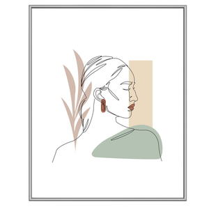 Malina fotoram PVC-glansig Stål 40x50 cm