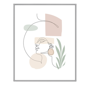 Malina fotoram PVC-glansig Stål 30x40 cm