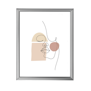 Malina fotoram PVC-glansig Stål 13x18 cm