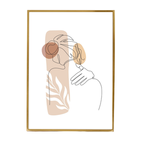 Lyra fotoram 50x70 cm guld