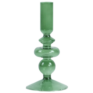 Gracie glasljusstake grön 18 cm