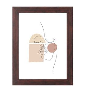 Lea - fotoram 13x18 cm rökt trä