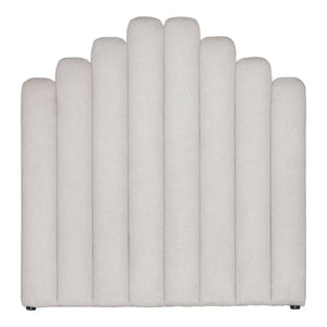 Viola sänggavel 140x143 cm i beige textil