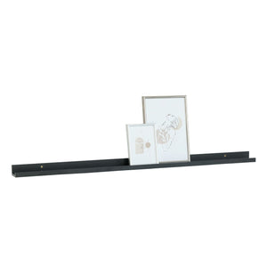 Emmie bildhylla svart 115x7 cm