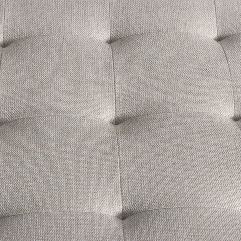 Brandy - Höger- och vänstervänd vändbar schäslong soffa i beige  - L: 290 x D: 96 x H: 80 cm