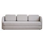 Katarina hopfällbar bäddsoffa beige L: 217 x D: 77/145 x H: 75 cm