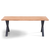 Susan Plankbord 200x95 Cm - Oljad Ek Med Kryssben (Förberedd För Tilläggsskivor)