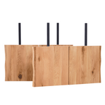 Susan/Molly/Esther - Plankbord tilläggsskivor (2 st) i ek, 50 cm