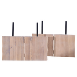 Susan/Molly/Esther - tilläggsskiva med delning (2 st.) för plankbord - Vitoljad ek