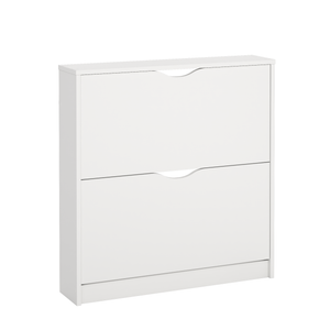 Livo skoskåp med 2 dörrar i vit