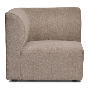 Emilia höger- och vänstervänt modul i sand L: 79 X D: 79 X H: 72 cm