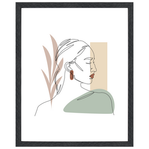 Lea - Fotoram 40x50 cm i svart