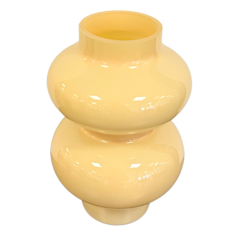 Gaia glasvas gul 21 cm