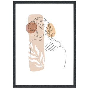 Paloma fotoram 50x70 cm svart