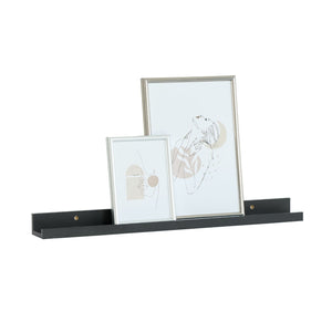 Emmie bildhylla svart 60x7 cm