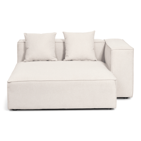 Hailey höger schäslongmodul i beige L: 147 x D: 148 x H: 65 cm
