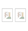 Malina ram-set i silver, 2 st.