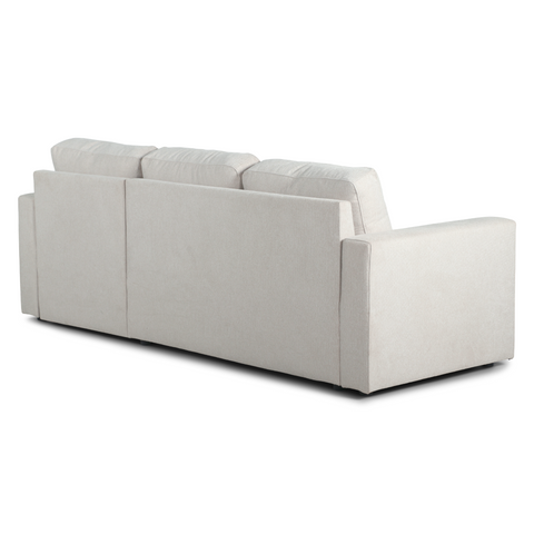 Sinus - Vändbar, bäddsoffa med schäslong och förvaring i beige