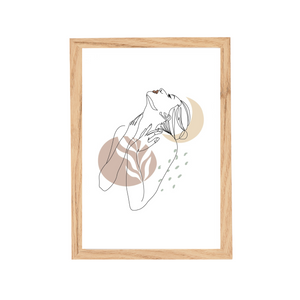 Paloma fotoram 21x30 cm trä