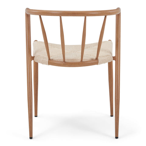 Bella - Matstol/köksstolar i eklook med naturväv