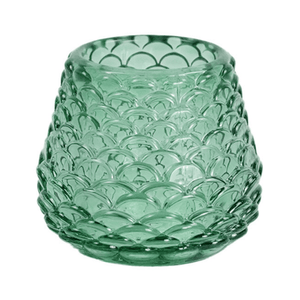 Naja glas ljusstake/Värmeljushållare grön 7 cm