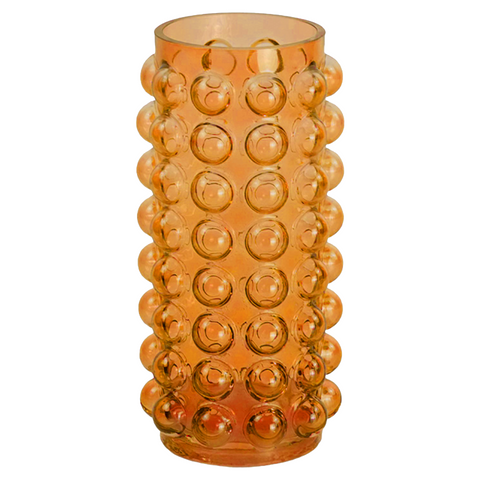Bea glasvas bärnstensfärgad 23 cm