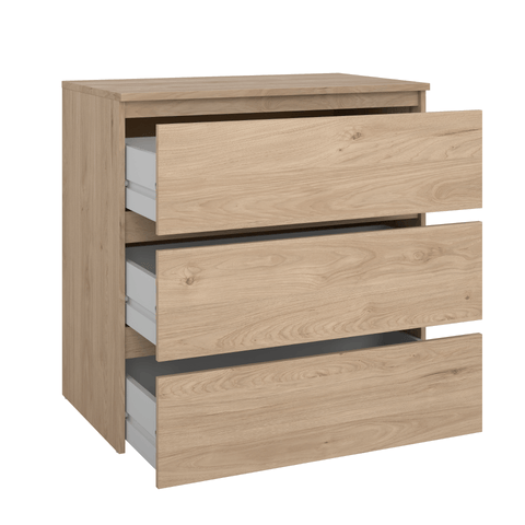 Maise byrå H:70 x B:70 x D:41 cm med 3 lådor i eklook