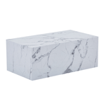 Maxine soffbord vit marmorlook 90x50 cm