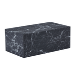 Maxine soffbord svart marmorlook 90x50 cm