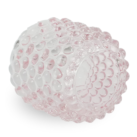 Nelly glasljusstake rosa 8,5 cm