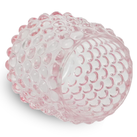 Nelly glasljusstake rosa 8,5 cm